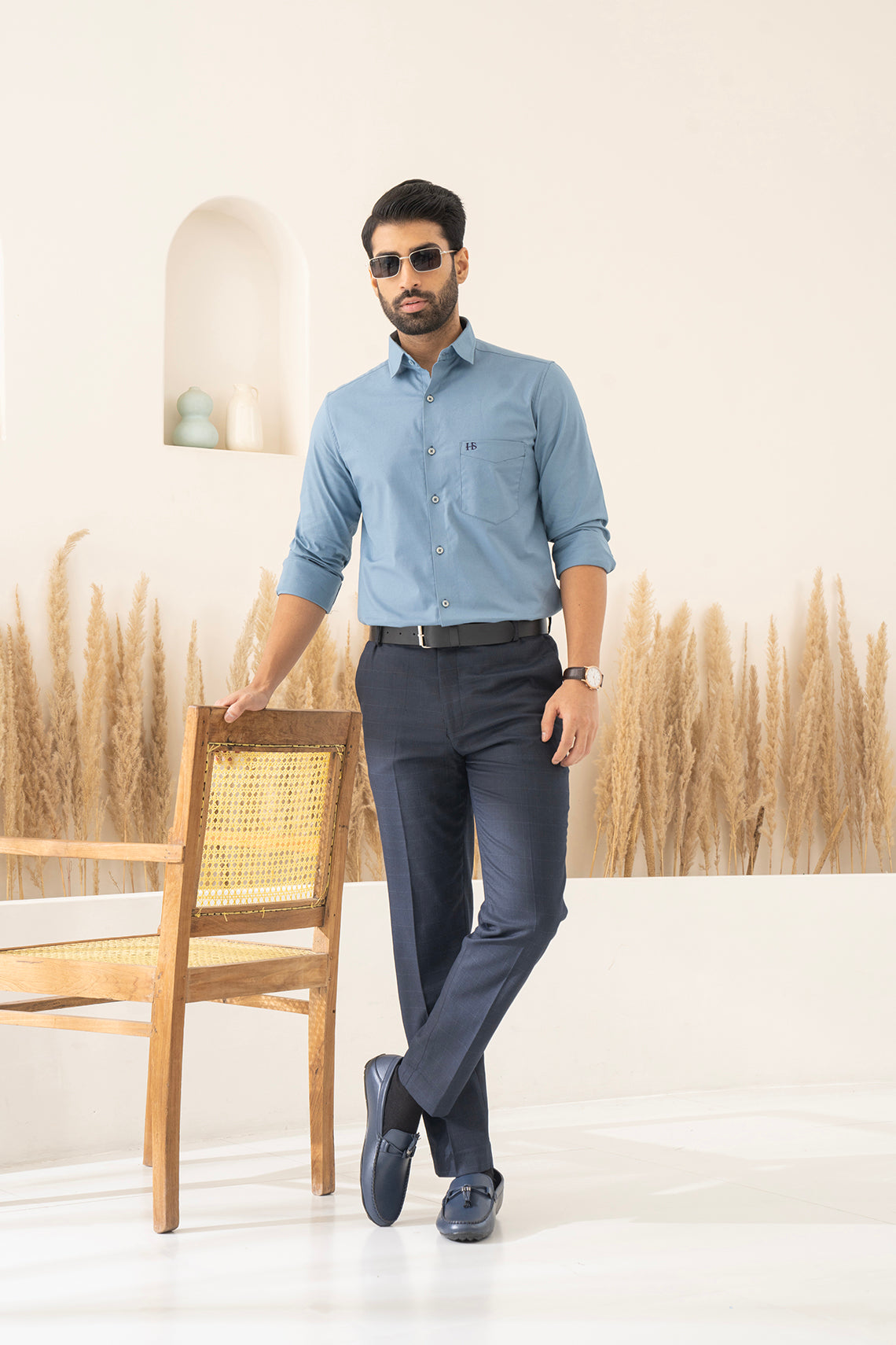 NEM Men Solid Formal Dark Blue Shirt  Buy NEM Men Solid Formal Dark Blue  Shirt Online at Best Prices in India  Flipkartcom
